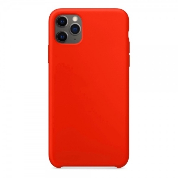 Чехол силиконовый красный для Эпл Айфон 11 Pro Max