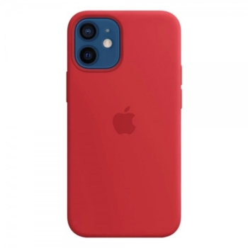 Чехол Apple MagSafe для iPhone 12 mini, силикон, красный