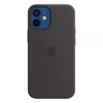 Чехол силиконовый черный Apple MagSafe для iPhone 12 mini