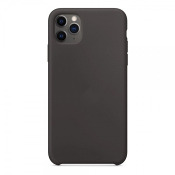 Чехол силиконовый черный для iPhone 11 Pro Max