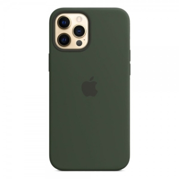 Чехол Apple MagSafe для iPhone 12 Pro Max, силикон, «кипрский зелёный»