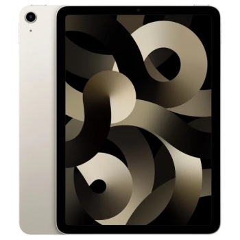 Apple iPad Air (2022), 256 ГБ, Wi-Fi, Starlight (бежевый)