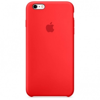 Чехол силиконовый красный для Apple iPhone 6/6s