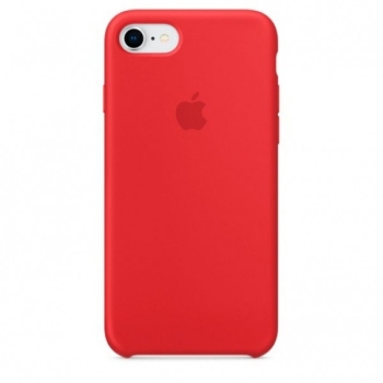 Чехол силиконовый красный для Apple iPhone 7 / 8
