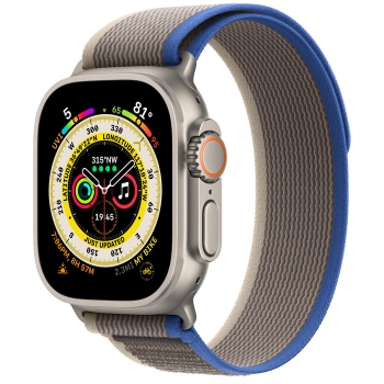 Apple Watch Ultra Titanium Case Blue/Gray Trail Loop (синие/серые)