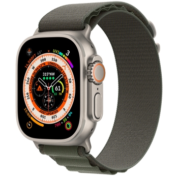 Apple Watch Ultra 49mm Green Alpine Loop (зелёные) Small