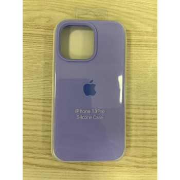 Чехол Silicone case фиолетовый для iPhone 13 pro