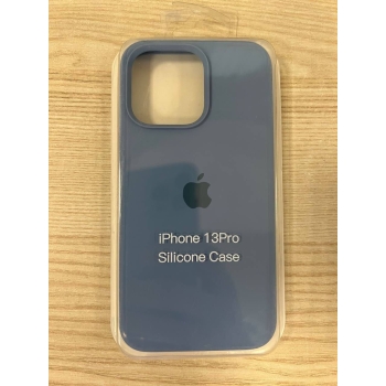 Чехол Silicone case серый для iPhone 13 pro
