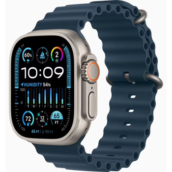 Apple Watch Ultra 2 GPS + Cellular 49mm (корпус - титан, ремешок Ocean Band синий, IP6X)