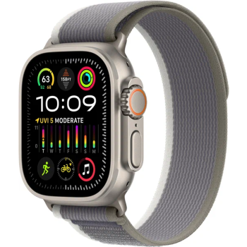 Apple Watch Ultra 2 GPS + Cellular 49mm (корпус - титан, ремешок Trail Loop зеленый, IP6X)