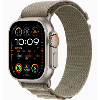 Apple Watch Ultra 2 GPS + Cellular 49mm (корпус - титан, ремешок Alpine Loop оливковый, IP6X)