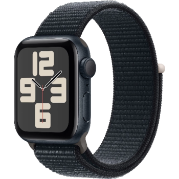 Apple Watch SE (2022) 40mm Aluminum Case with Sport Loop Midnight