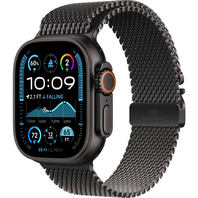 Apple Watch Ultra 2 (2024) 49mm, Черный, Milanese Loop