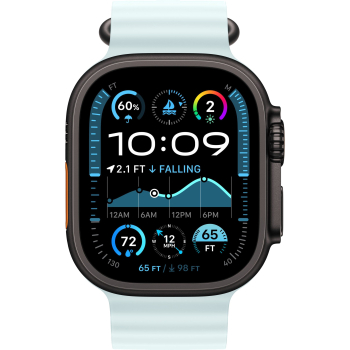 Apple Watch Ultra 2 (2025) 49mm, Черный, Ice Blue Ocean Band