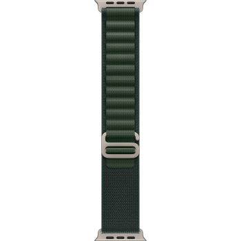 Apple Watch Ultra 2 (2026) 49mm, Натуральный титан, Dark Green Alpine Loop