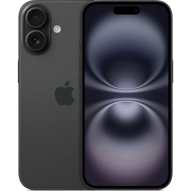 Смартфон Apple iPhone 16 128GB, Black (чёрный)