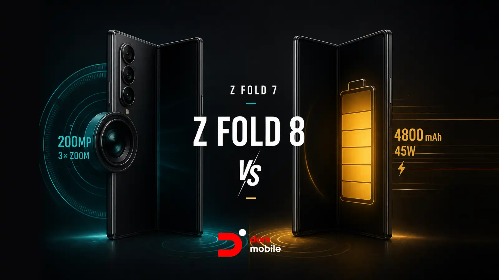 Fold7 vs Fold8: зум и 200 Мп или батарея 4800 и зарядка 45 Вт