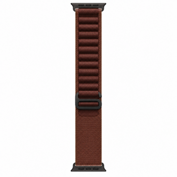 Apple Watch Ultra 4 49 мм, Black Titanium, Burgundy Alpine Loop
