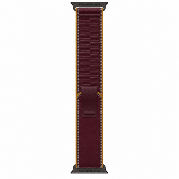 Apple Watch Ultra 4 49 мм, Black Titanium, Burgundy Trail Loop