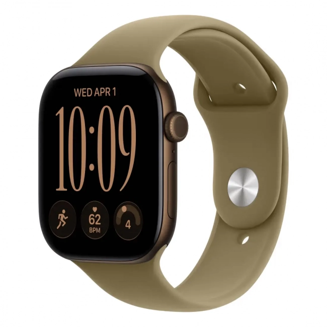 Apple Watch Series 12 GPS + Cellular 46 мм Dark Bronze - вид сбоку