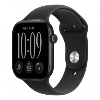 Apple Watch Series 12 GPS + Cellular 46 мм Black - вид сбоку